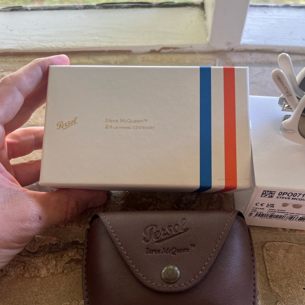 Persol Steve McQueen Exclusive Opal/24k gold plated lenses - Picture 3 of 4